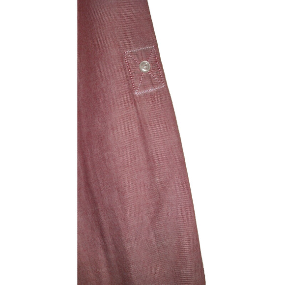 Ohio State Womens Oxford Shirt CUTTER & BUCK XL Button Up RED CHECKER Buckeyes - Picture 7 of 16